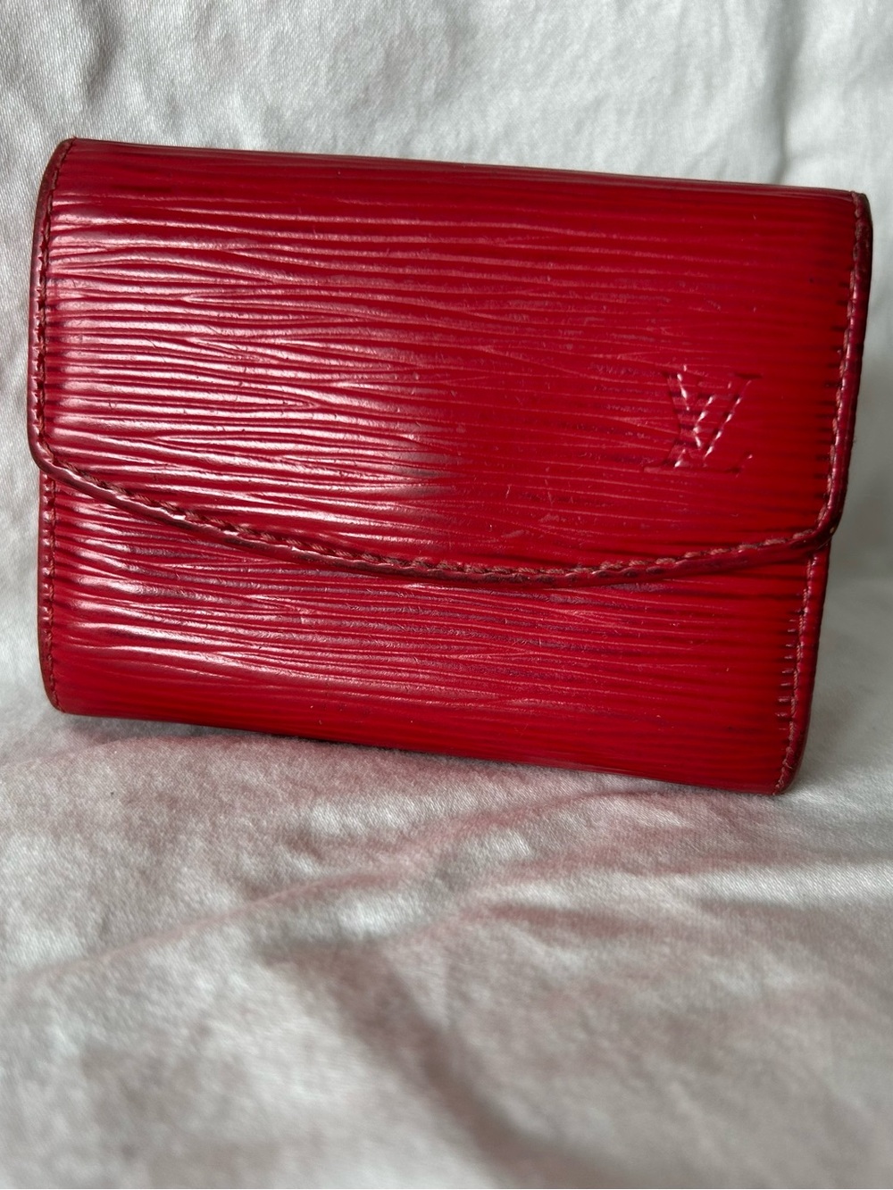 Authentic Louis Vuitton Epi Leather Compact Wallet